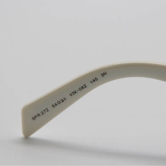 NEW PRADA WHITE SQUTE FRAME UNISEX SUNGLASSES PRADA PR27ZS 17K08Z PR 27ZS - Picture 9 of 11
